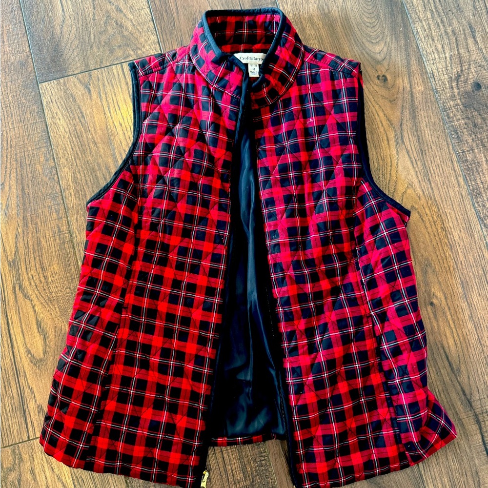 Women Plaid Vest